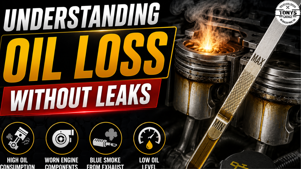 Car having oil loss without any leaks